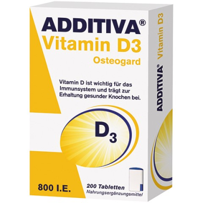 ADDITIVA Osteogard 800 I.E. Vitamin D3 Tabletten