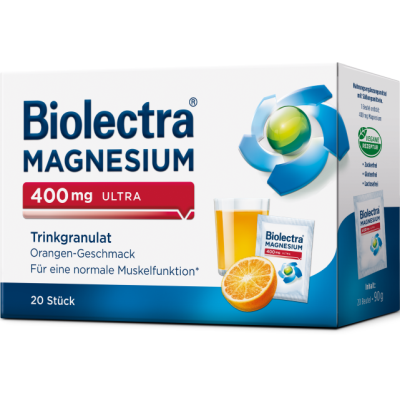 BIOLECTRA Magnesium 400 mg ultra Trinkgran.Orange