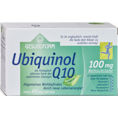 GESUNDFORM Ubiquinol Q10 100 mg Vega-Soft-Caps