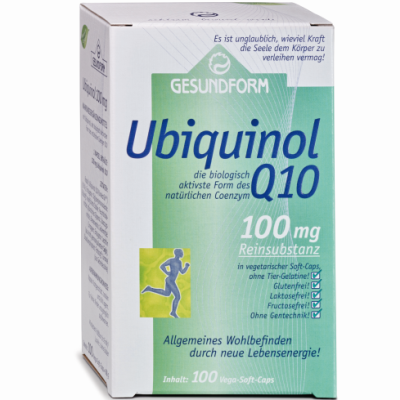 GESUNDFORM Ubiquinol Q10 100 mg Vega-Soft-Caps