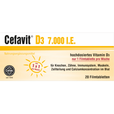 CEFAVIT D3 7.000 I.E. Filmtabletten