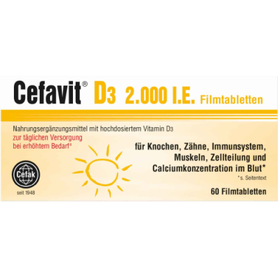 CEFAVIT D3 2.000 I.E. Filmtabletten