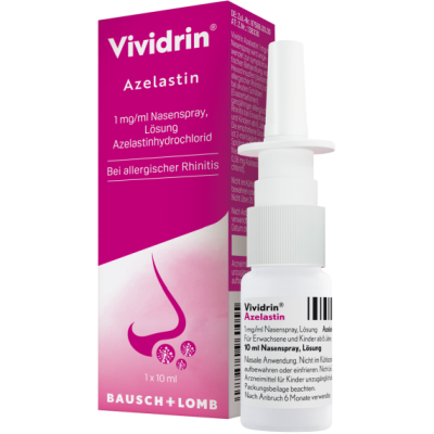 VIVIDRIN Azelastin 1 mg/ml Nasenspray Lösung