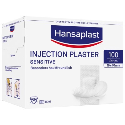 HANSAPLAST Sensitive Injektionspflaster 1,9x4 cm