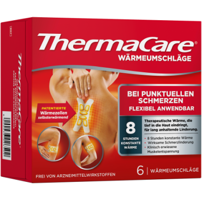 THERMACARE bei punktuellen Schmerzen Wärmeauflagen