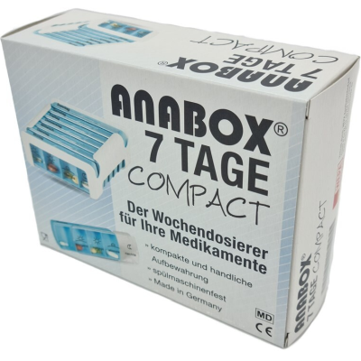 ANABOX Compact 7 Tage Wochendosierer blau/weiß