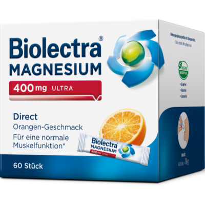 BIOLECTRA Magnesium 400 mg ultra Direct Orange