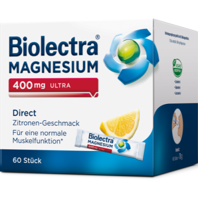 BIOLECTRA Magnesium 400 mg ultra Direct Zitrone