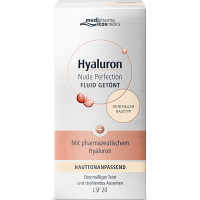 HYALURON NUDE Perfect.Fluid getönt s.hel HT LSF 20