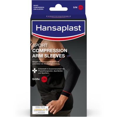 HANSAPLAST Sport Compression Arm-Sleeves Gr.L