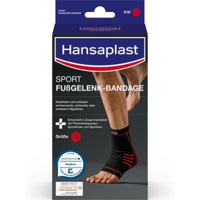 HANSAPLAST Sport Fußgelenk-Bandage Gr.L