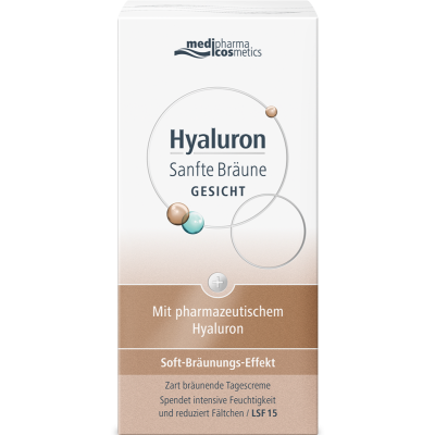 HYALURON SANFTE Bräune Gesichtspflege Creme