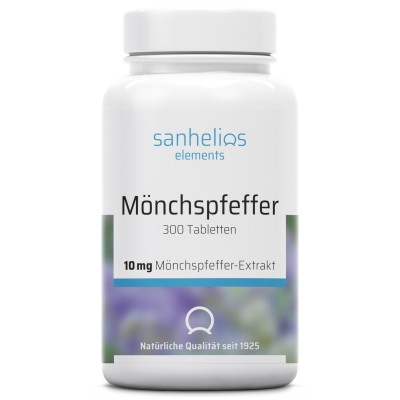 SANHELIOS Mönchspfeffer 10 mg Tabletten