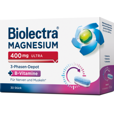 BIOLECTRA Magnesium 400 mg ultra 3-Phasen-Depot