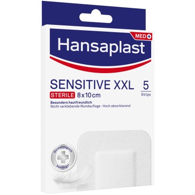 HANSAPLAST Sensitive Wundverband steril 8x10 cm