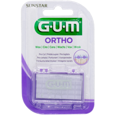 GUM Ortho Wachs mint