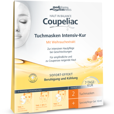 HAUT IN BALANCE Coupeliac Tuchmasken Intensiv-Kur