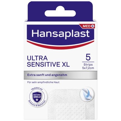 HANSAPLAST Ultra Sensitive Wundverband 5x7,2 cm XL