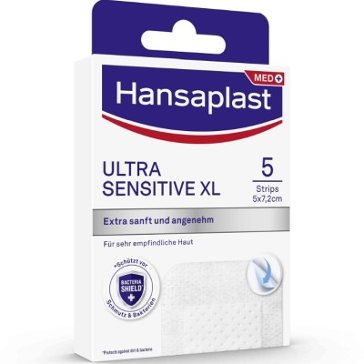 HANSAPLAST Ultra Sensitive Wundverband 8x10 cm XXL