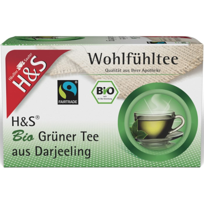 H&S Bio Grüner Tee aus Darjeeling Filterbeutel