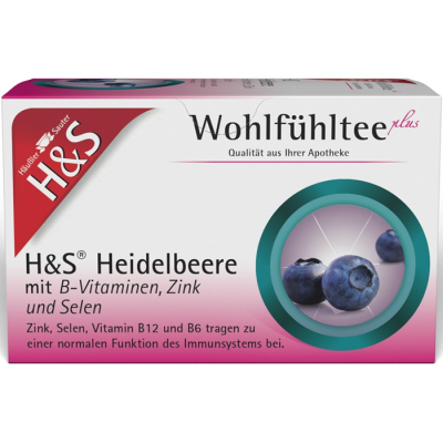 H&S Heidelbeere m.B-Vitaminen Zink und Selen Fbtl.