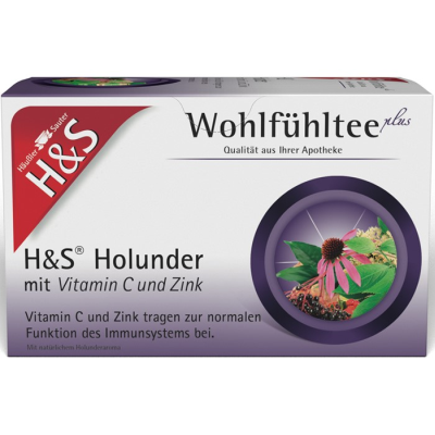 H&S Holunder m.Vitamin C und Zink Filterbeutel