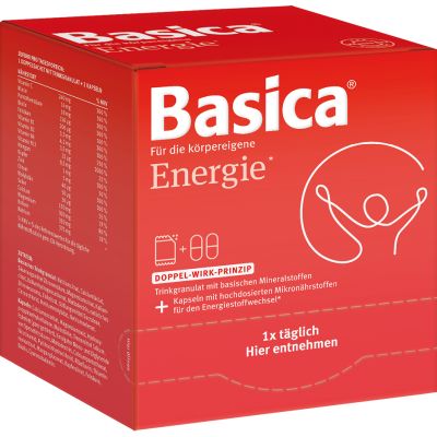 BASICA Energie Trinkgranulat+Kapseln f.30 Tage Kpg