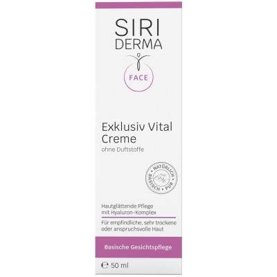 SIRIDERMA Exklusiv Vital Creme ohne Duftstoffe