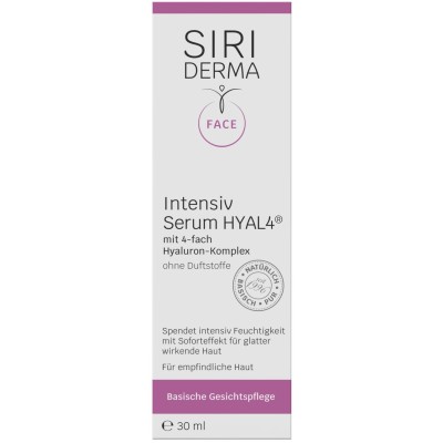 SIRIDERMA Intensiv-Serum Hyal4 ohne Duftstoffe