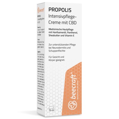 BEECRAFT Propolis CBD Intensivpflege Creme