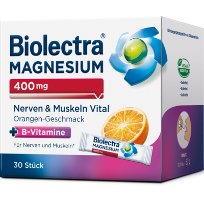 BIOLECTRA Magnesium 400 mg Nerven & Muskeln Vital