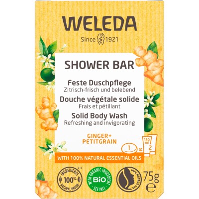 WELEDA feste Duschpflege Ginger+Petitgrain