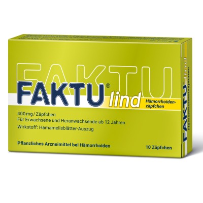 FAKTU lind Hämorrhoidenzäpfchen