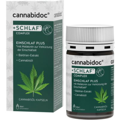 DOC PHYTOLABOR cannabidoc+Schlaf Complex Kapseln