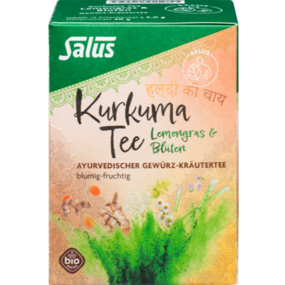 KURKUMA TEE Lemongras & Blüten Bio Salus Fbtl.