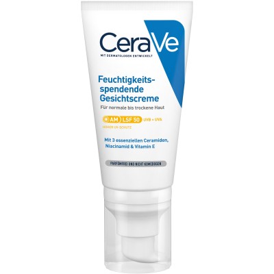 CERAVE feuchtigkeitsspendende Gesichtscreme SPF 50