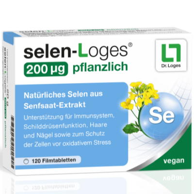 SELEN-LOGES 200 µg pflanzlich Filmtabletten