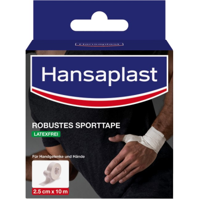 HANSAPLAST robustes Sporttape 2,5 cmx10 m weiß