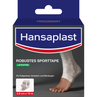 HANSAPLAST robustes Sporttape 3,8 cmx10 m weiß