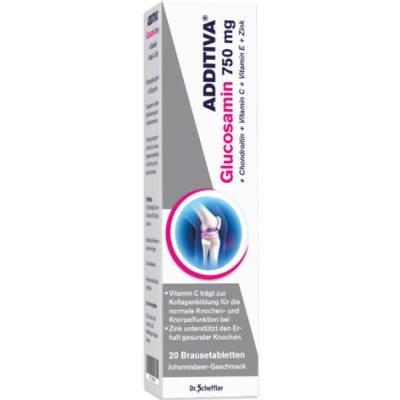 ADDITIVA Glucosamin 750 mg Brausetabletten