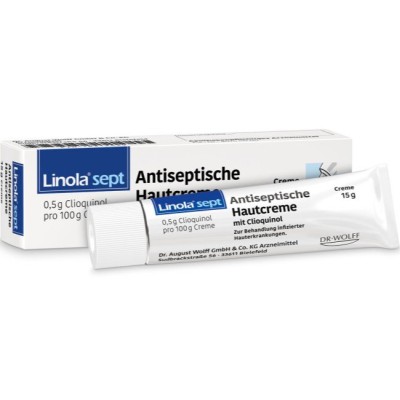 LINOLA sept Antiseptische Hautcreme mit Clioquinol