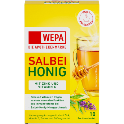 WEPA Salbei+Honig+Vitamin C+Zink Pulver