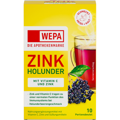 WEPA Zink Holunder+Vit.C+Zink Pulver