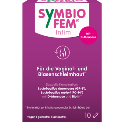 SYMBIOFEM Intim Milchsäurebakterien mit D-Mannose