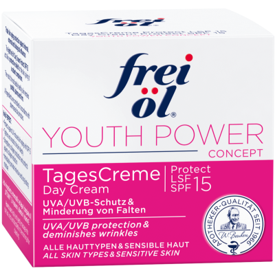 FREI ÖL YOUTH POWER TagesCreme Protect LSF 15