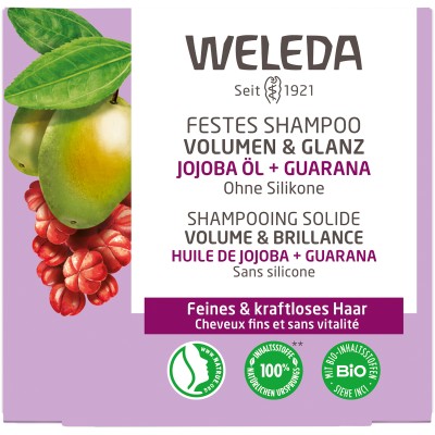 WELEDA festes Shampoo Volumen & Glanz