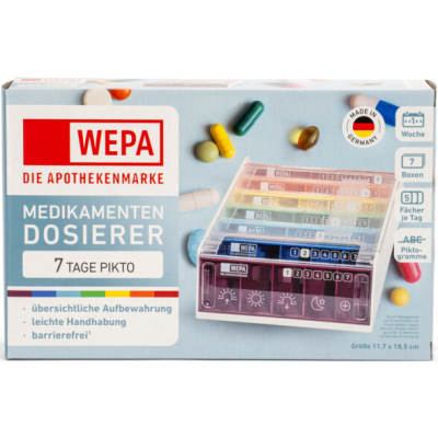 WEPA 7 Tage Wochenmagazin Piktogramme Regenbogen