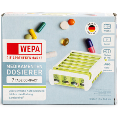 WEPA 7 Tage Compact Wochenmagazin weiß/grün