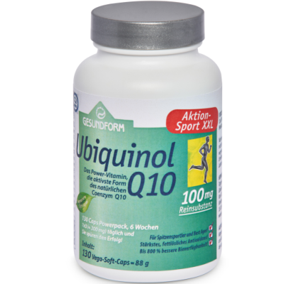 GESUNDFORM Ubiquinol Q10 100 mg Vega-Soft-Caps