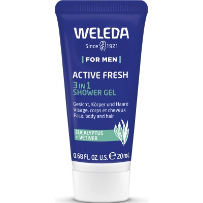 WELEDA for Men Active Fresh 3in1 Shower Gel